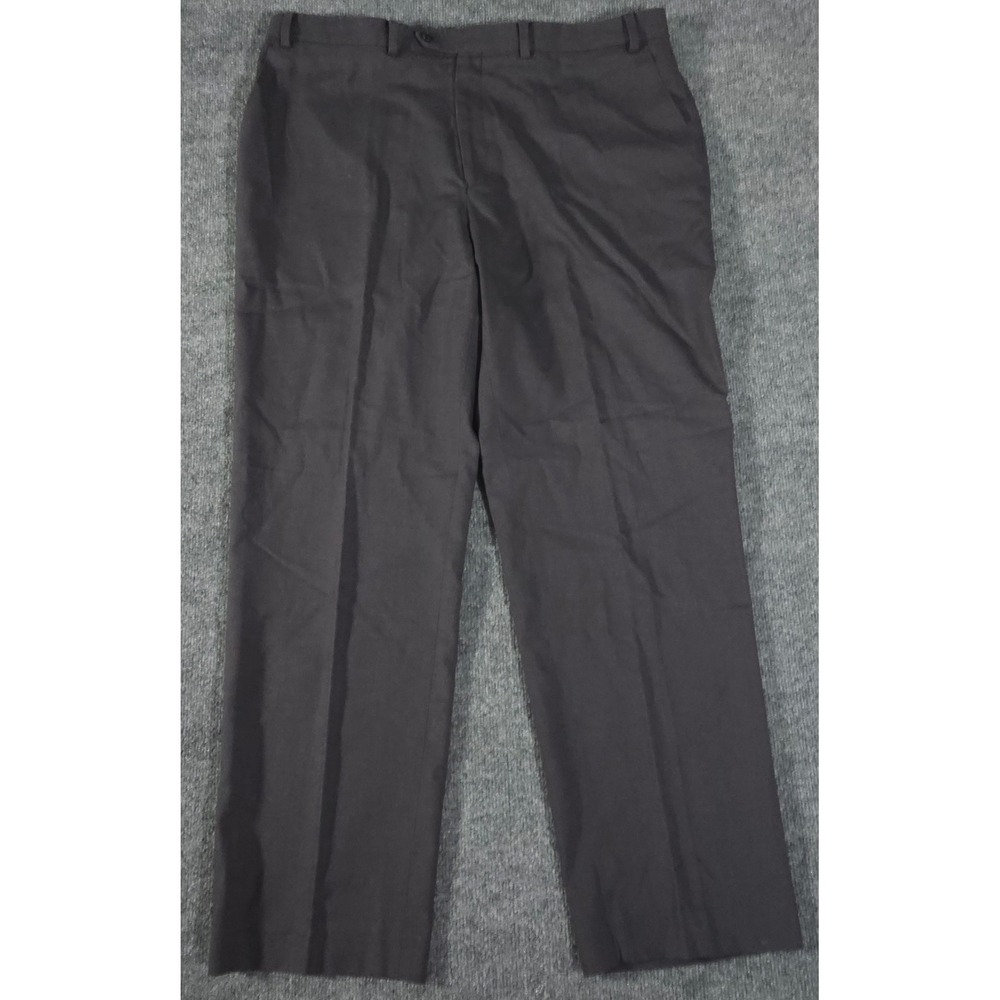 Michael Kors‎ Dress Pants MensCharcoal Gray Black Flat Front Pockets 40x32